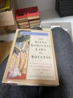 the seven spiritual laws of success (used,hard cover,good condition)