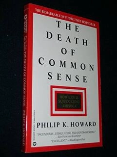 the death of common sense (used,paper back, good condition)