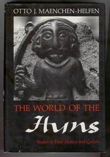 the world of the huns (used,hard cover,good condition)