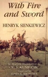 with fire and sword (used,hard cover,good condition)