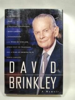 brinkley a memoir (used,hard cover,good condition)
