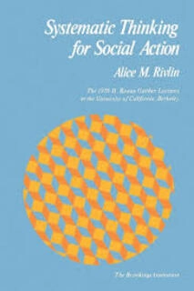 systematic thinking for social action (used,paper back, good condition)