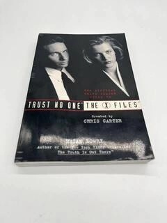 trust no one the x files (used,paper back, good condition)