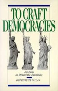 to craft democracies (used,paper back, good condition)