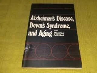alzheimer's disease,down's syndrome,and aging (used,paper back, good condition)