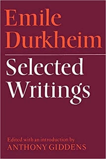 Emile durkheim selected writings (used,paper back, good condition)