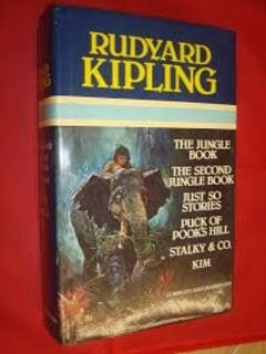 rudyard kipling the jungle book (used,hard cover,good condition)