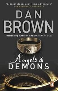 angels & demons (used,paper back,good condition)