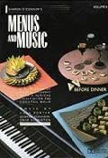 menus and music (used,paper back, good condition)