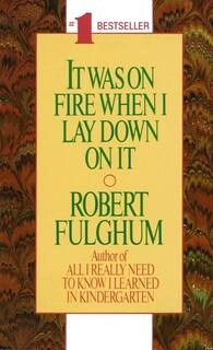 it was on fire when i lay down on it  (used,paperback,good condition)