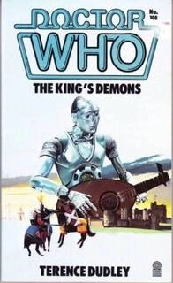 doctor who the king's demons (used,paper back, good condition)