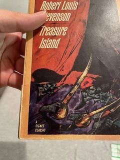 treasure island (used,paper back, good condition)
