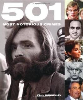 501 most notorious crimes (used,hard cover,good condition)