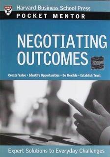 negotiating outcomes (used,paper back, good condition)