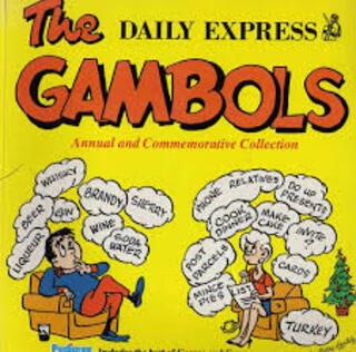 the daily express gambols (used,paper back, good condition)