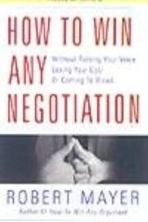 how to win any negotiation (used,paper back, good condition)