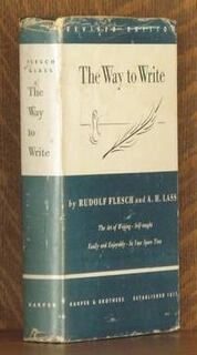 The way to write (used,hard cover,good condition)