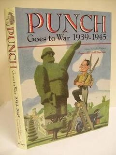 punch goes to war 1939-1945 (used,hard cover,good condition)