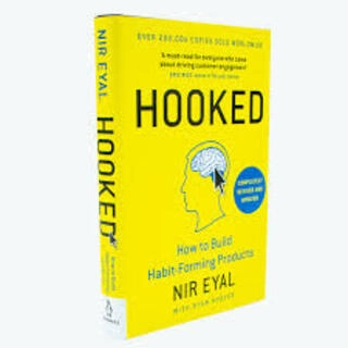 hooked  (used,hard cover,good condition)