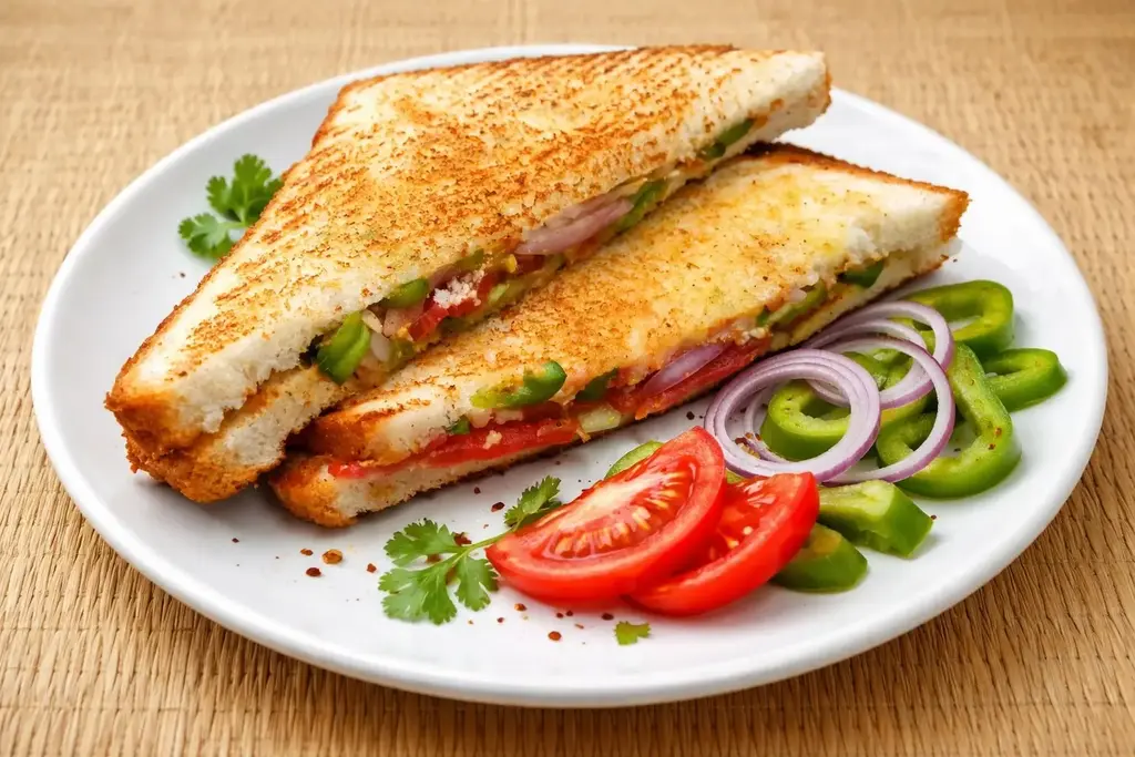 Veg Grilled Cheese Sandwich