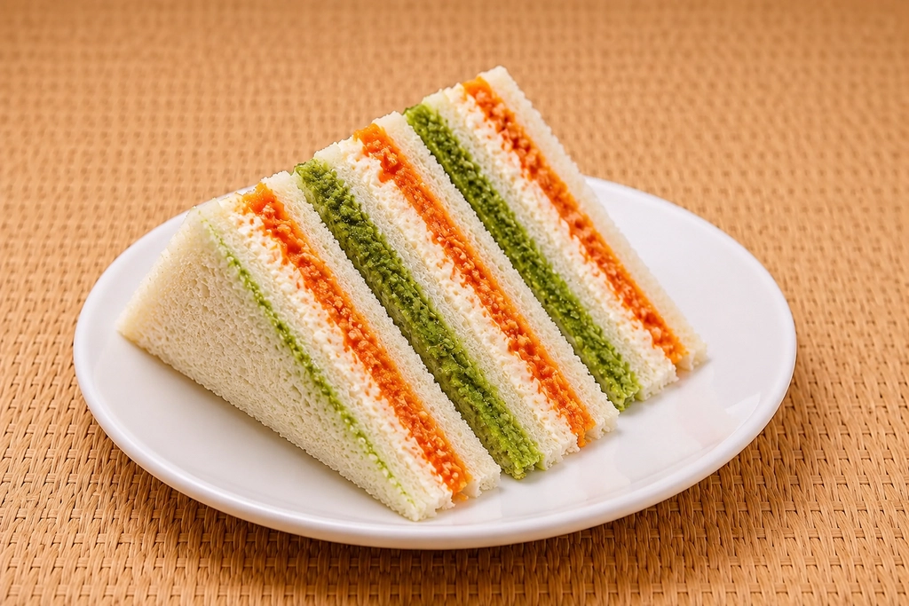 Tri Colour mayo Sandwich