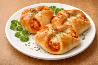 Paneer and Cheese Parcel - 1pc