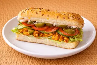 Paneer Sandwich in Panini Bread