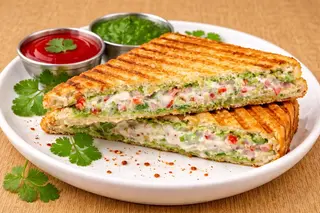 Veg Mayo Grilled Sandwich