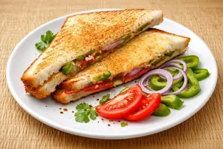 Veg Grilled Cheese Sandwich