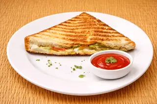 Half Veg Grilled Cheese Sandwich