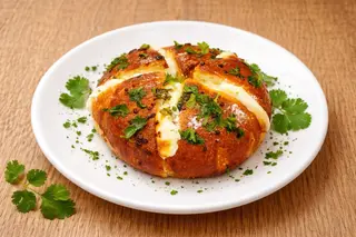 Korean Cream Cheese Garlic Bread-1 pc
