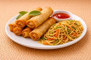 Vegetable Noodle Spring Rolls -2 pc