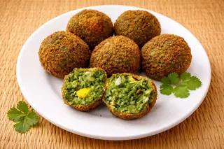 Spinach corn cheese balls -2pc
