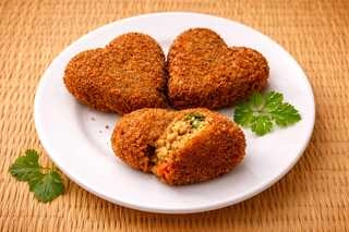 Heart Shaped Vegetable Cutlet-1 pc