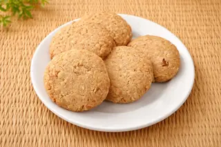  Oats and almond Cookies (Hand Made) -2 pc