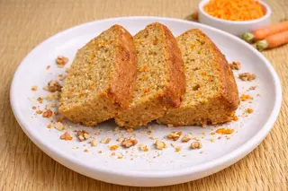 Carrot Slice Cake - Eggless