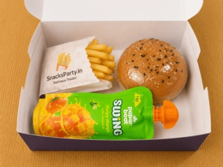  Burger,Fries, Paperboat Swing Mango