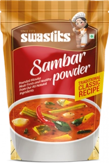 SWASTIK SAMBAR/ సాంబార్ పొడి /ಸಾಂಬಾರ್ ಪುಡಿ 500GM