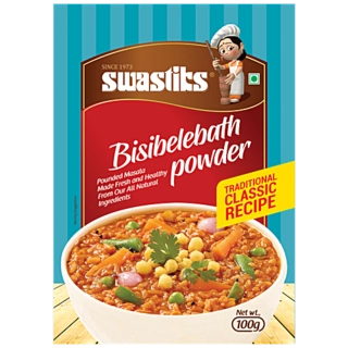 SWASTIK  BISIBELEBATH / ಬಿಸಿ ಬೇಳೆ ಬಾತ್ 500GM