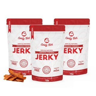 Goofy Tails Dog Treats, Original Chicken Jerky for Dogs