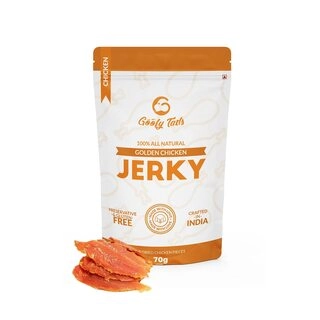 Goofy Tails Dog Treats, Turmeric Chicken Jerky for Dogs