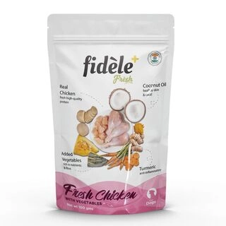 Fidele+ Wet Dog Food Fresh Chicken With Vegetables 100g Pouch