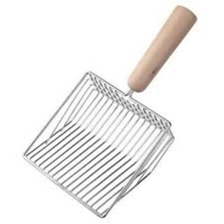 Pet Litter Scooper Metal - Large Cat Poop Shovel Kitten Litter Scoop