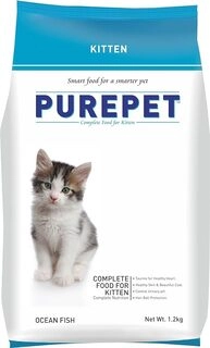 Purepet  (FOR KITTEN) OCEAN FISH 1.2 KG - 3Kg