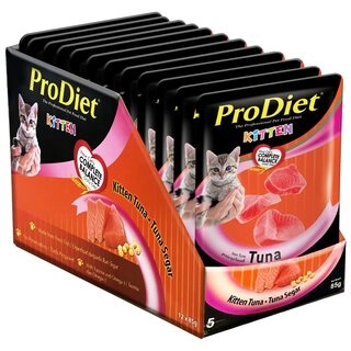 ProDiet Wet cat Food for Kitten (2-12 Months), Tuna Flavour