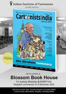 Cartoonists India 2024-New -Paperback