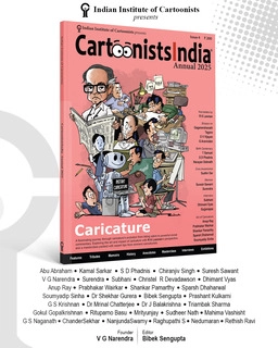 Cartoonists India Annual 2025 caricature-New -Paperback